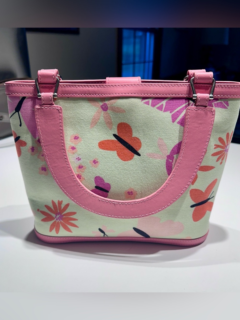 Lilly Pulitzer Canvas Mini Tote Bag - Vintage